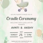 Perfect Cradle Ceremony Invite