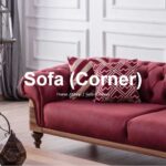 black sofa corner