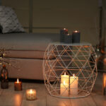 Decorating with Candles: Using candles to add warmth and ambiance.