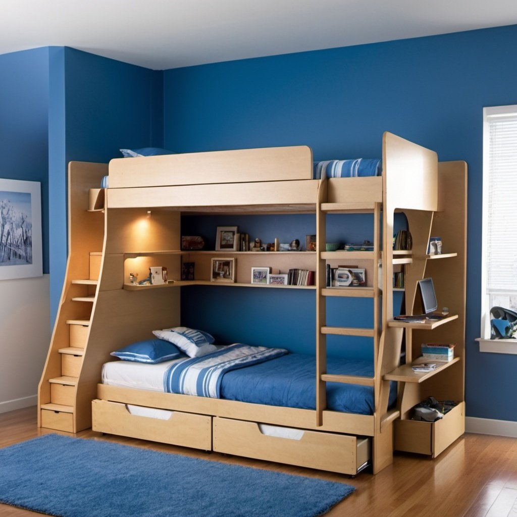 Unique Bunk Bed Designs for Teen Bedrooms in UAE Homes